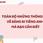 Tiếng Anh Bậc 3 Tương Đương B1